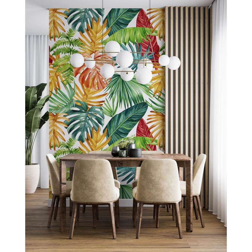 Papier peint motif XL - Motif tropical
