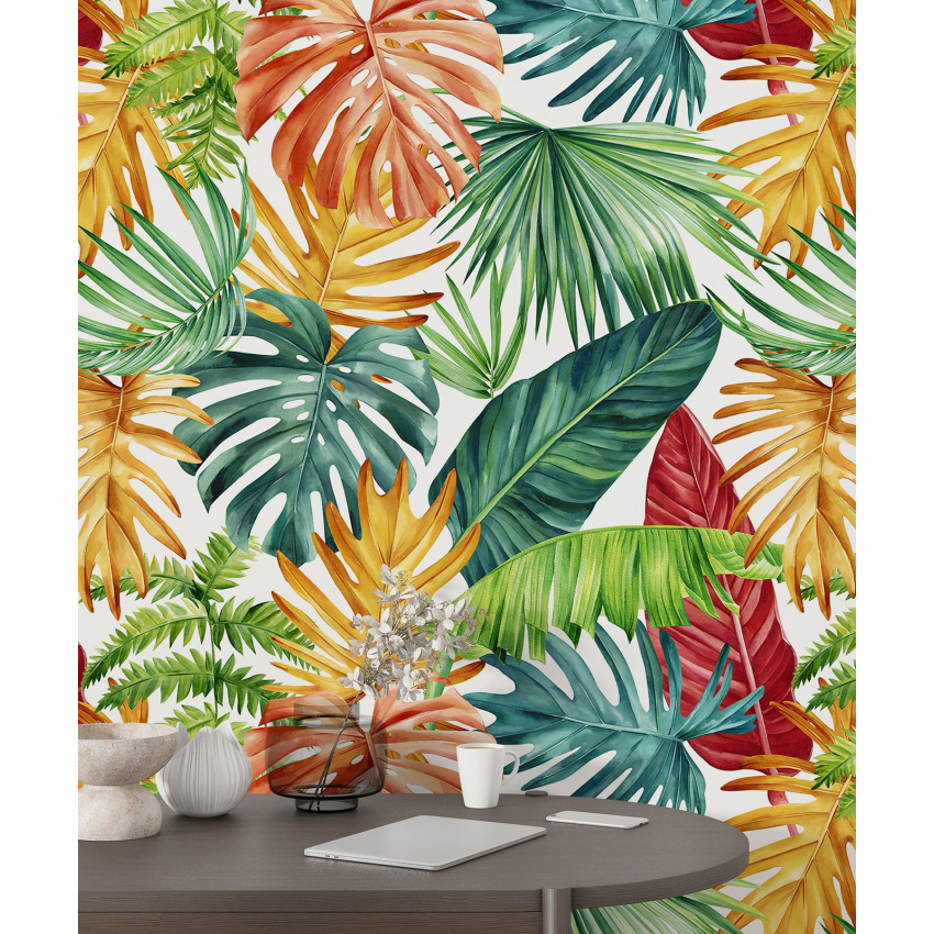 Papier peint motif XL - Motif tropical