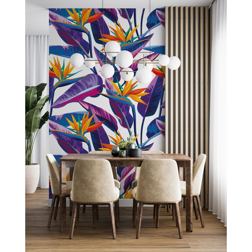 Papier peint motif XL - Motif tropical