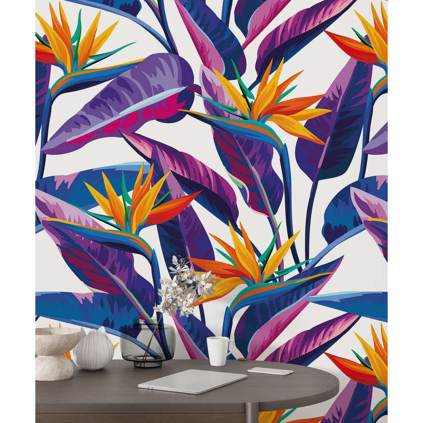 Papier peint motif XL - Motif tropical