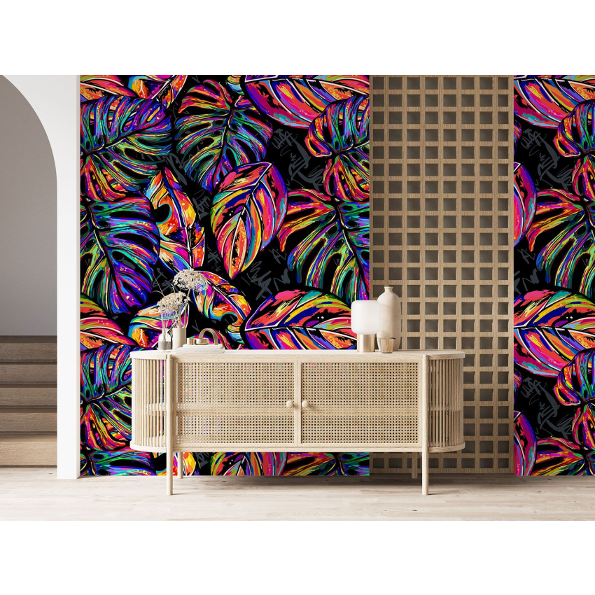 Papier peint motif XL - Motif tropical
