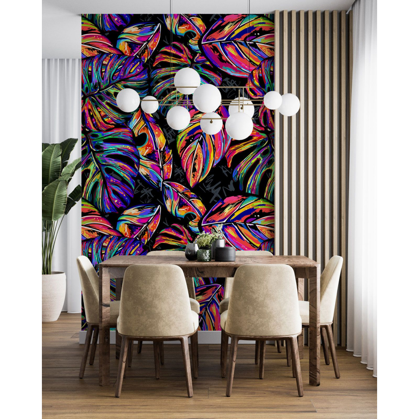 Papier peint motif XL - Motif tropical