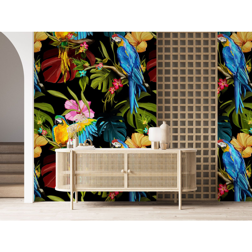 Papier peint motif XL - Motif tropical