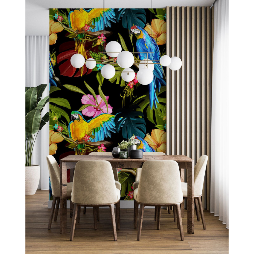 Papier peint motif XL - Motif tropical