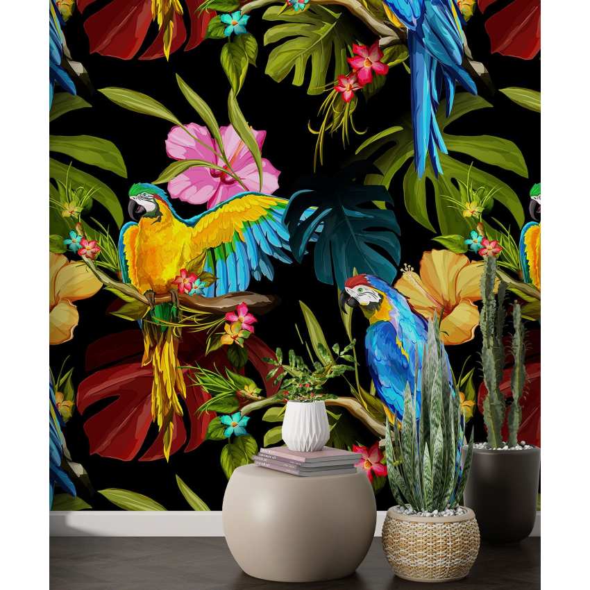 Papier peint motif XL - Motif tropical