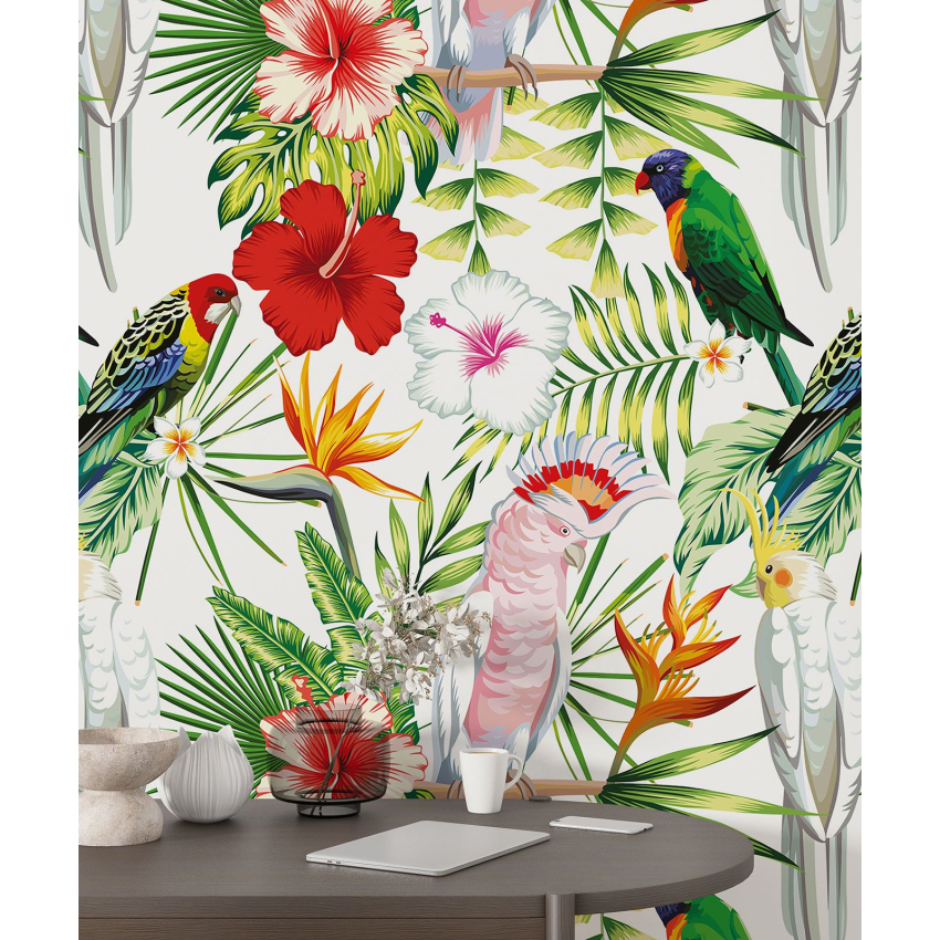 Papier peint motif XL - Motif tropical