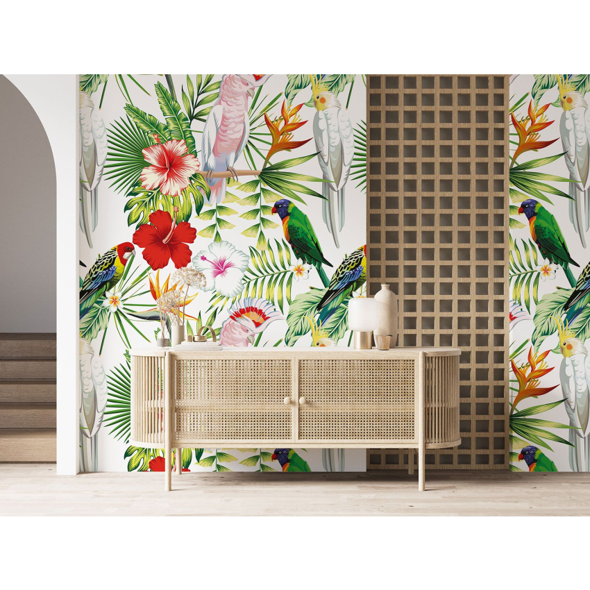 Papier peint motif XL - Motif tropical