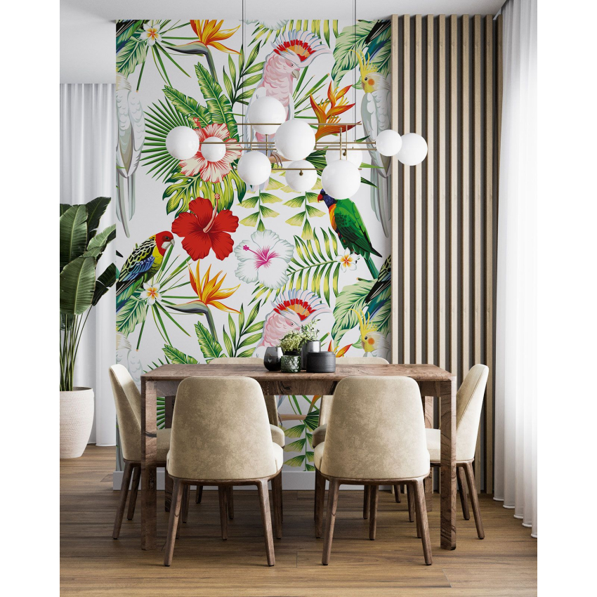 Papier peint motif XL - Motif tropical