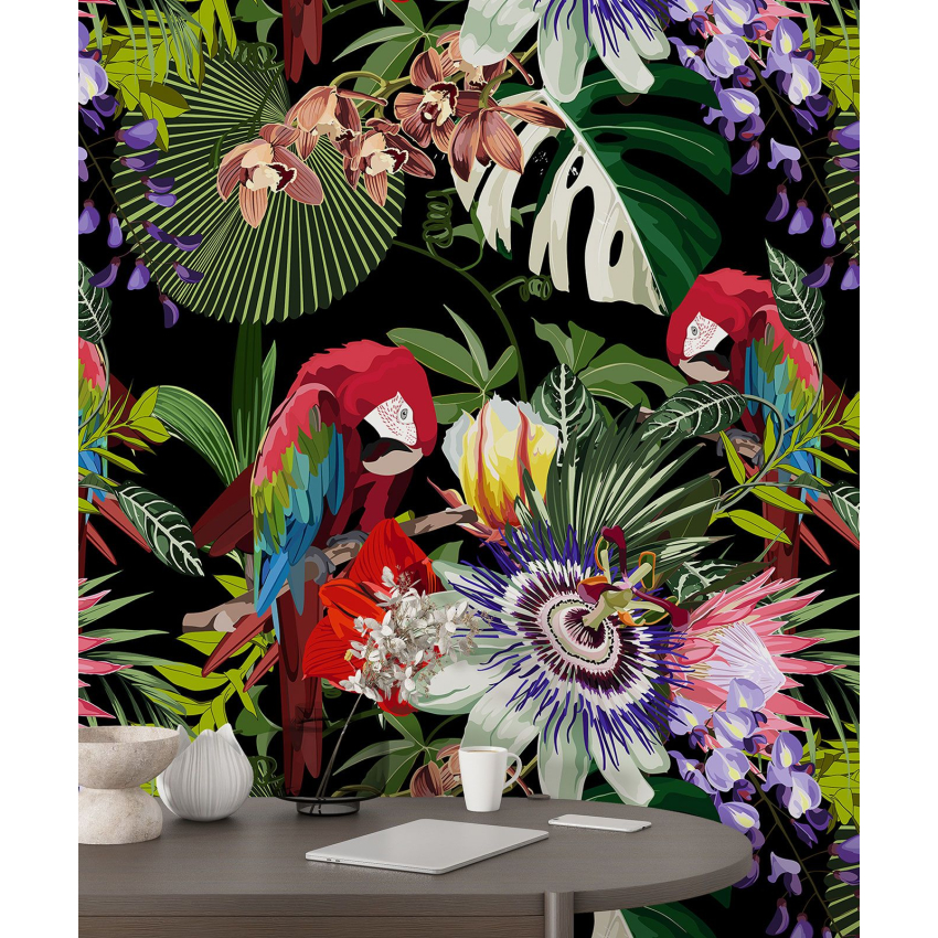 Papier peint motif XL - Motif tropical