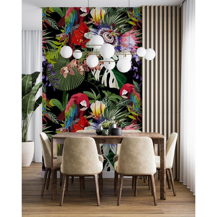 Papier peint motif XL - Motif tropical