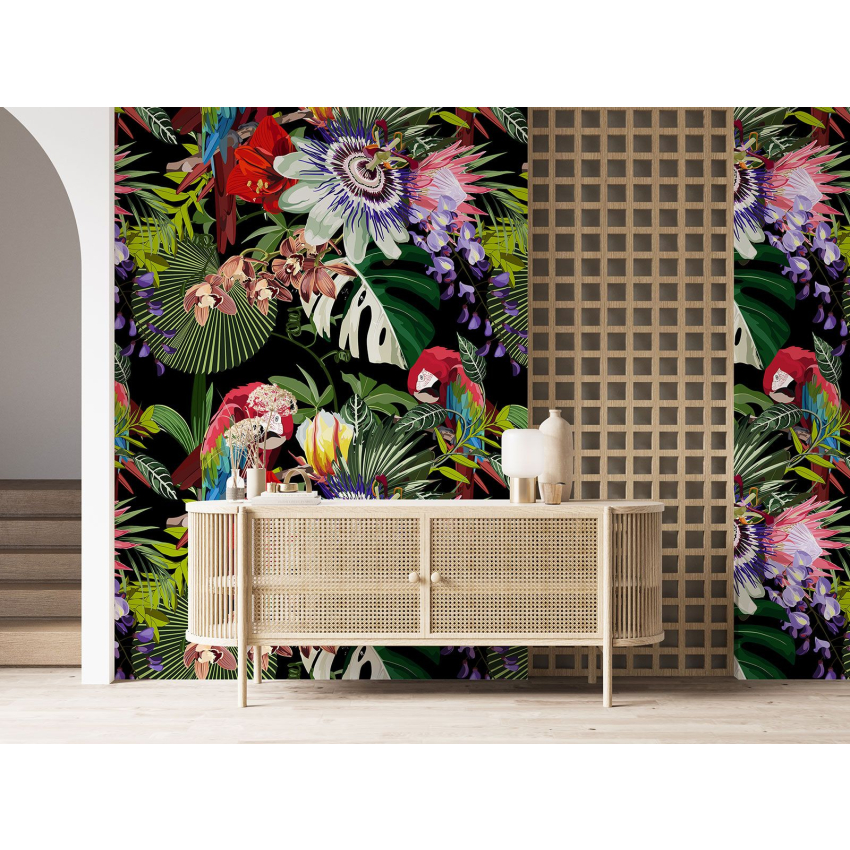 Papier peint motif XL - Motif tropical