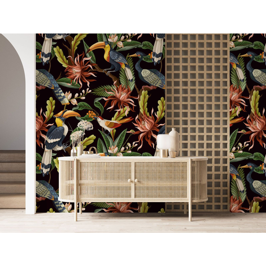 Papier peint motif XL - Motif tropical