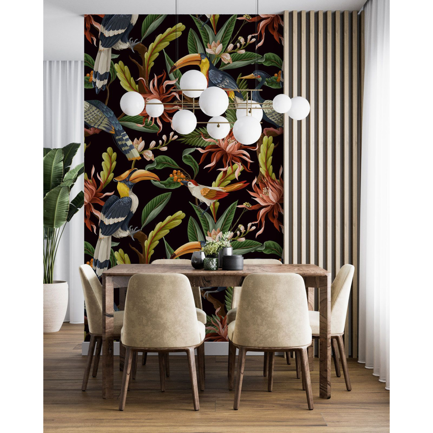 Papier peint motif XL - Motif tropical