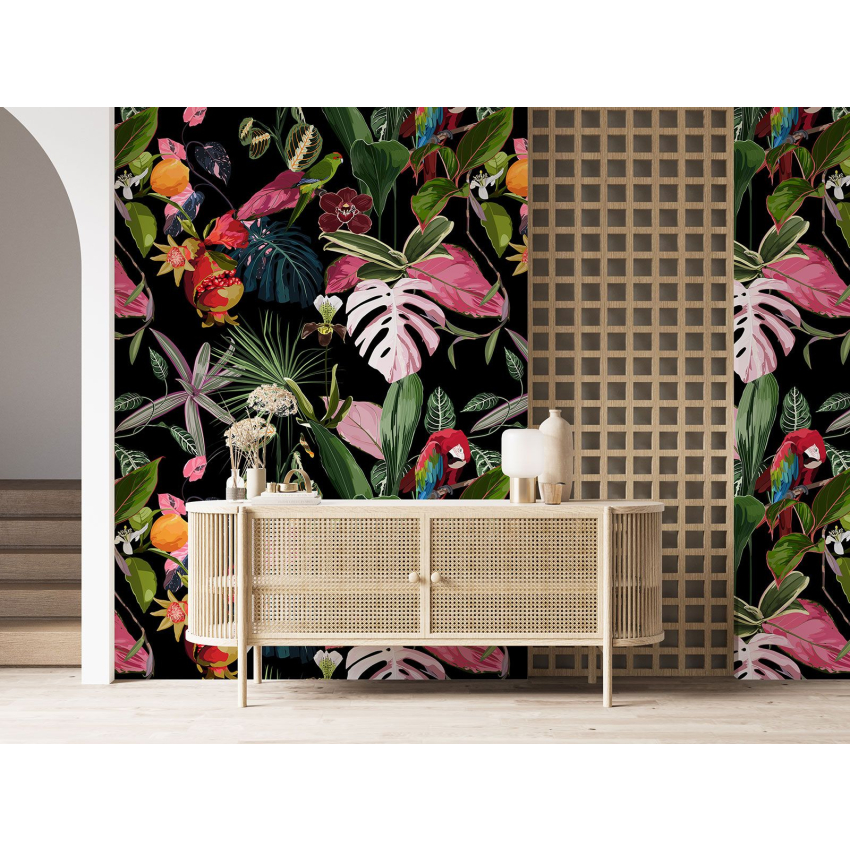 Papier peint motif XL - Motif tropical
