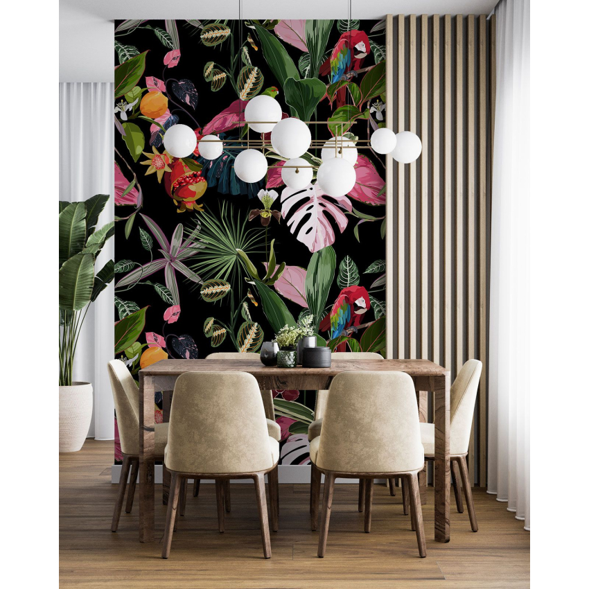 Papier peint motif XL - Motif tropical