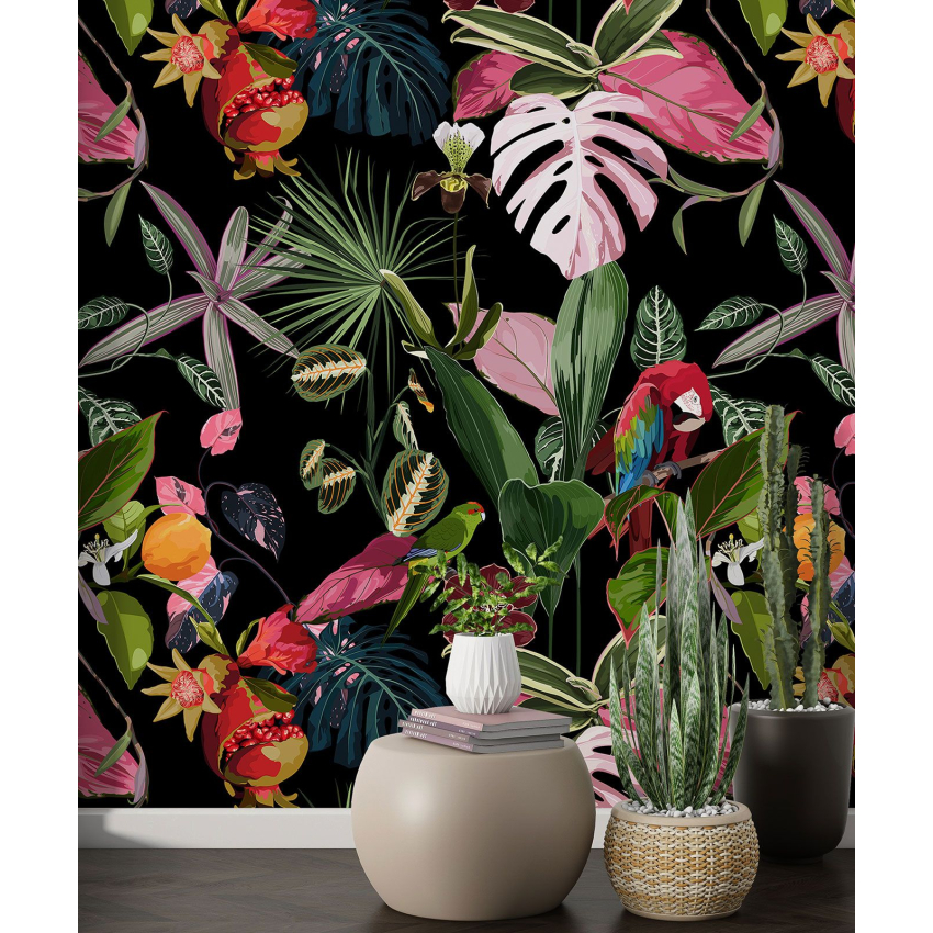 Papier peint motif XL - Motif tropical