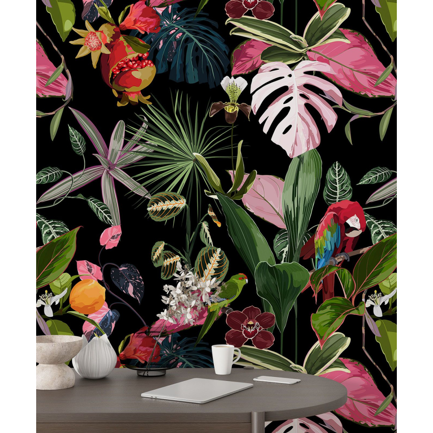 Papier peint motif XL - Motif tropical