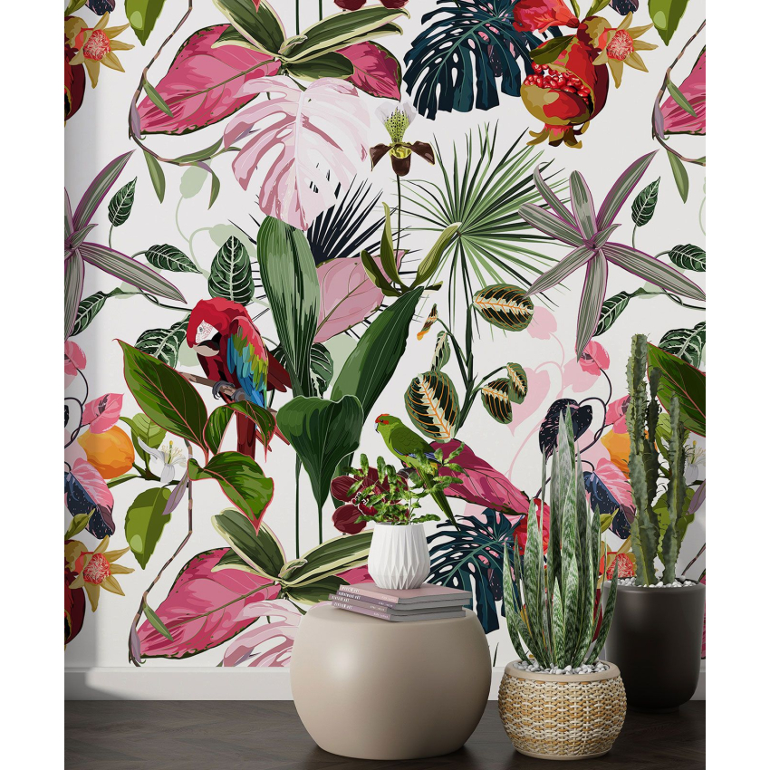 Papier peint motif XL - Motif tropical