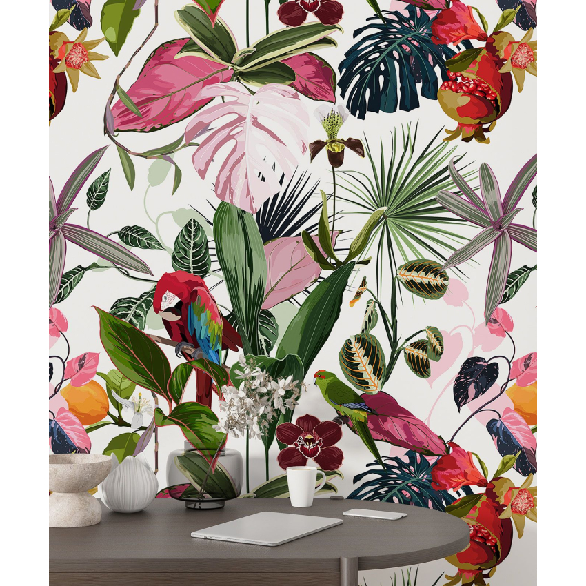 Papier peint motif XL - Motif tropical