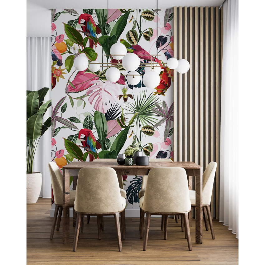 Papier peint motif XL - Motif tropical