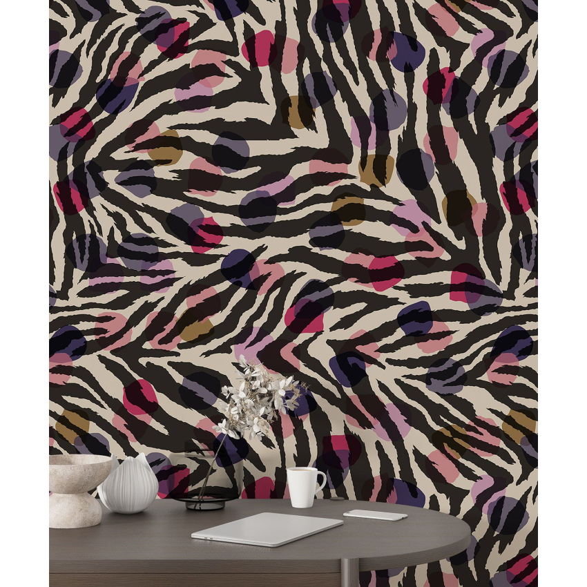 Papier peint motif XL - Motif zébré