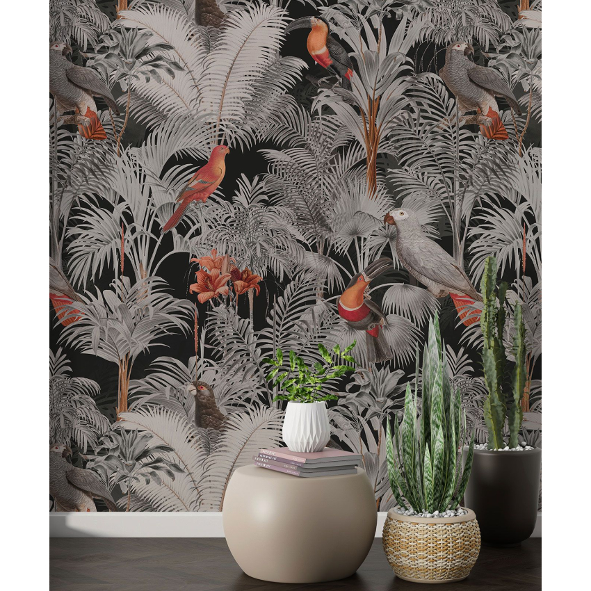 Papier peint motif XL - Oiseaux