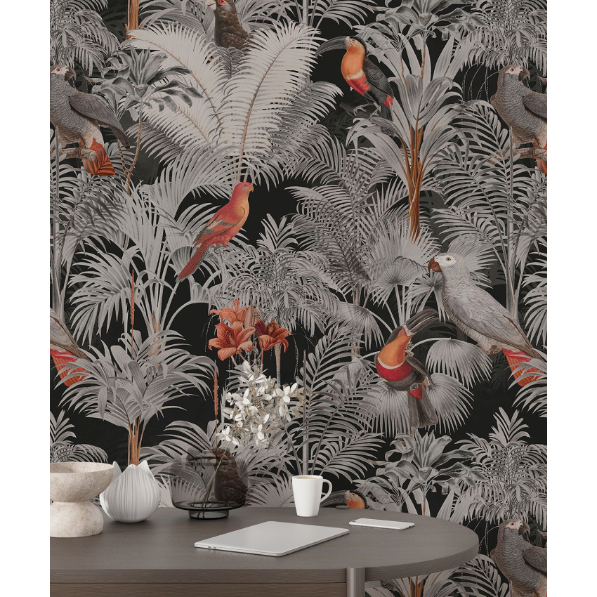Papier peint motif XL - Oiseaux