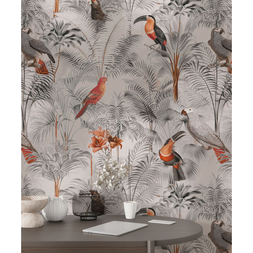 Papier peint motif XL - Oiseaux