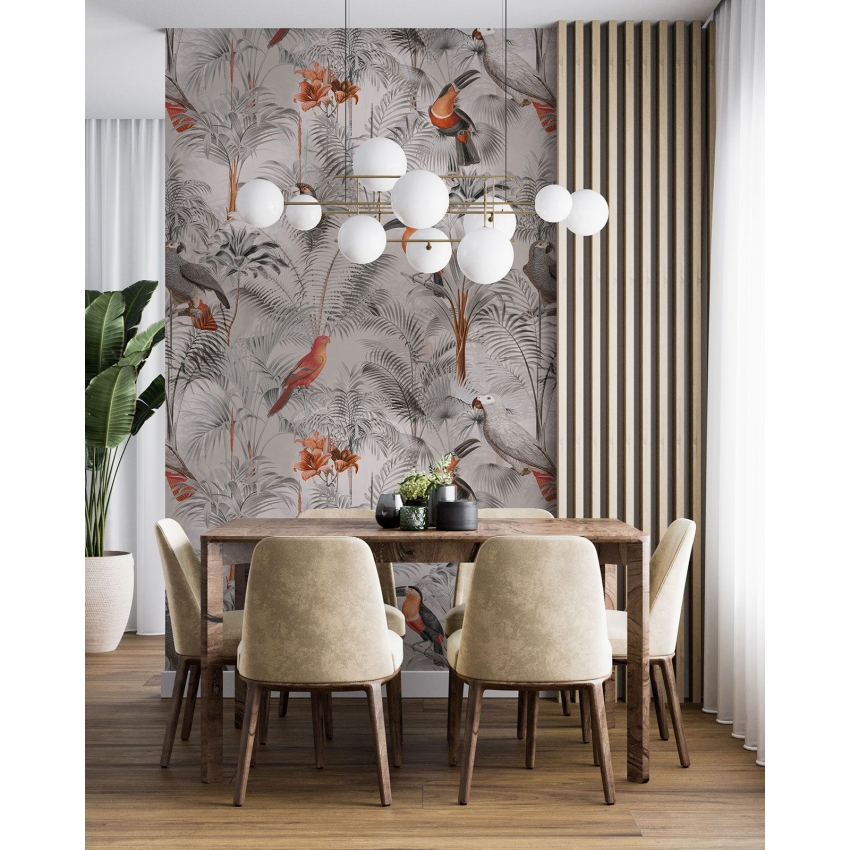 Papier peint motif XL - Oiseaux