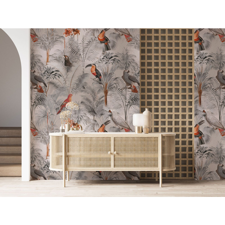 Papier peint motif XL - Oiseaux