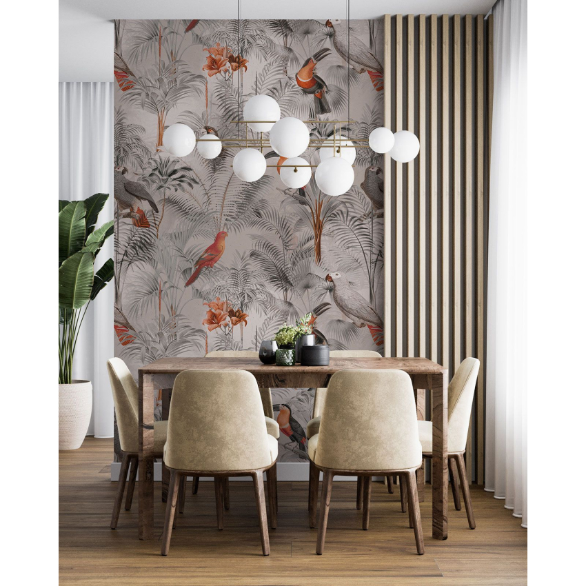 Papier peint motif XL - Oiseaux