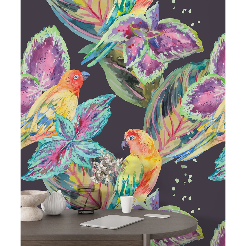 Papier peint motif XL - Oiseaux