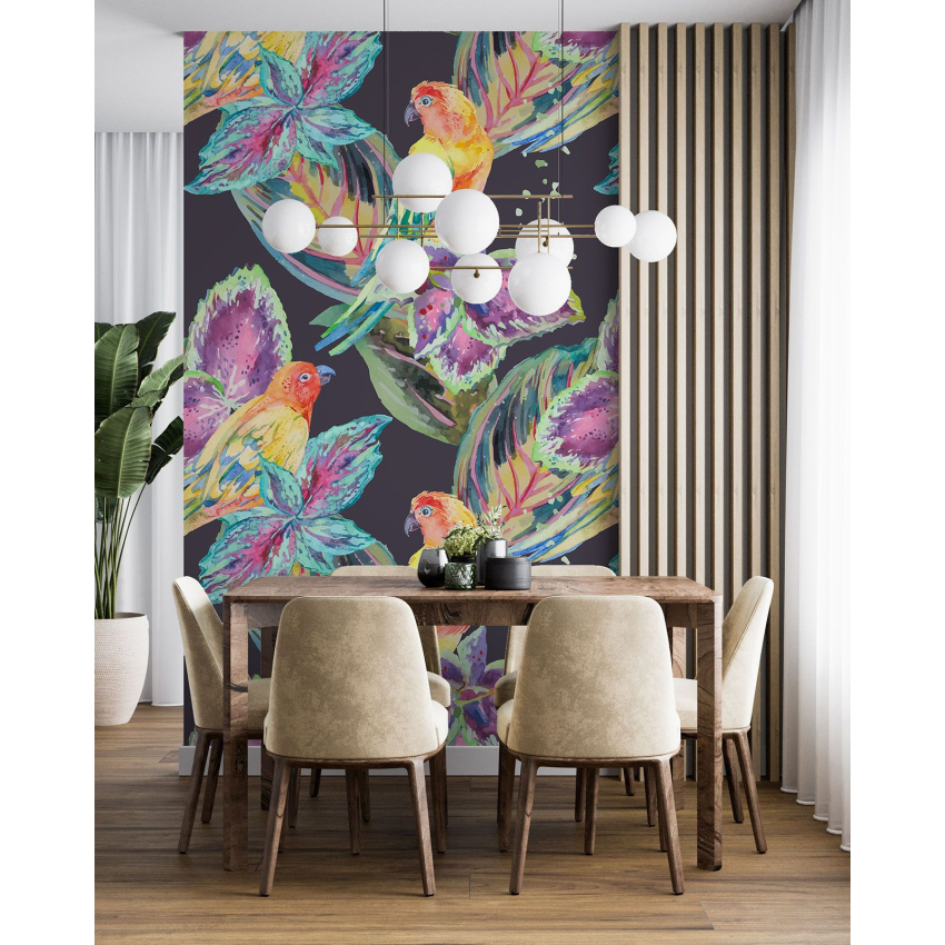 Papier peint motif XL - Oiseaux