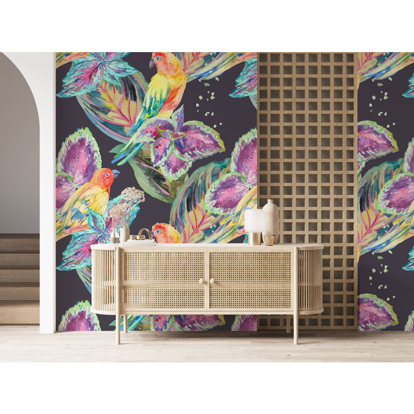 Papier peint motif XL - Oiseaux
