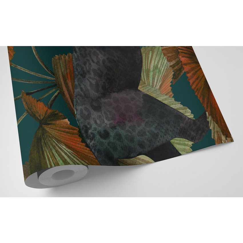 Papier peint motif XL - Panthères Noires