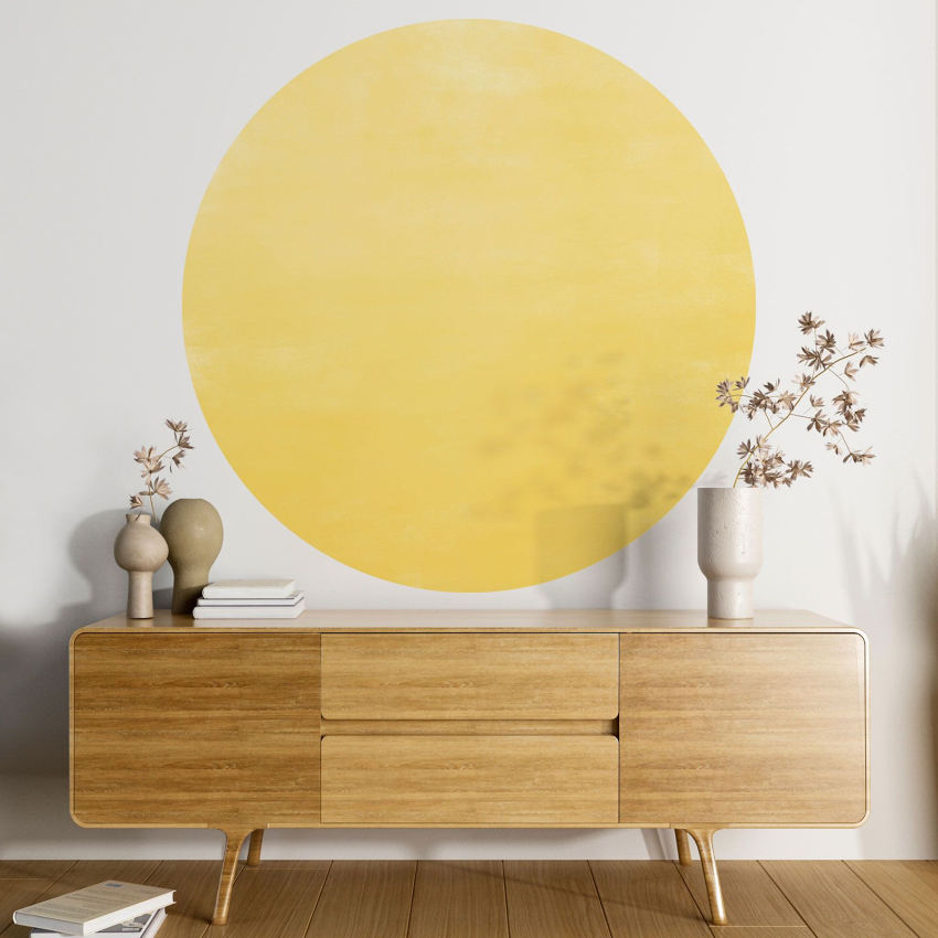 Papier peint rond / cercle - Couleur Tendance - 613