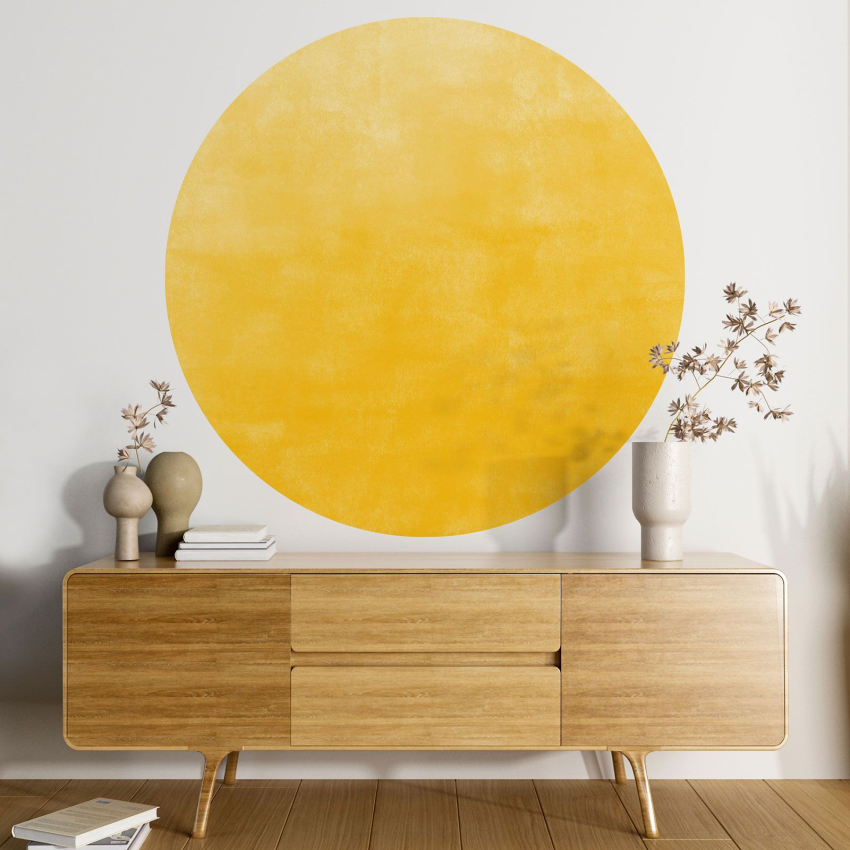 Papier peint rond / cercle - Couleur Tendance - 616