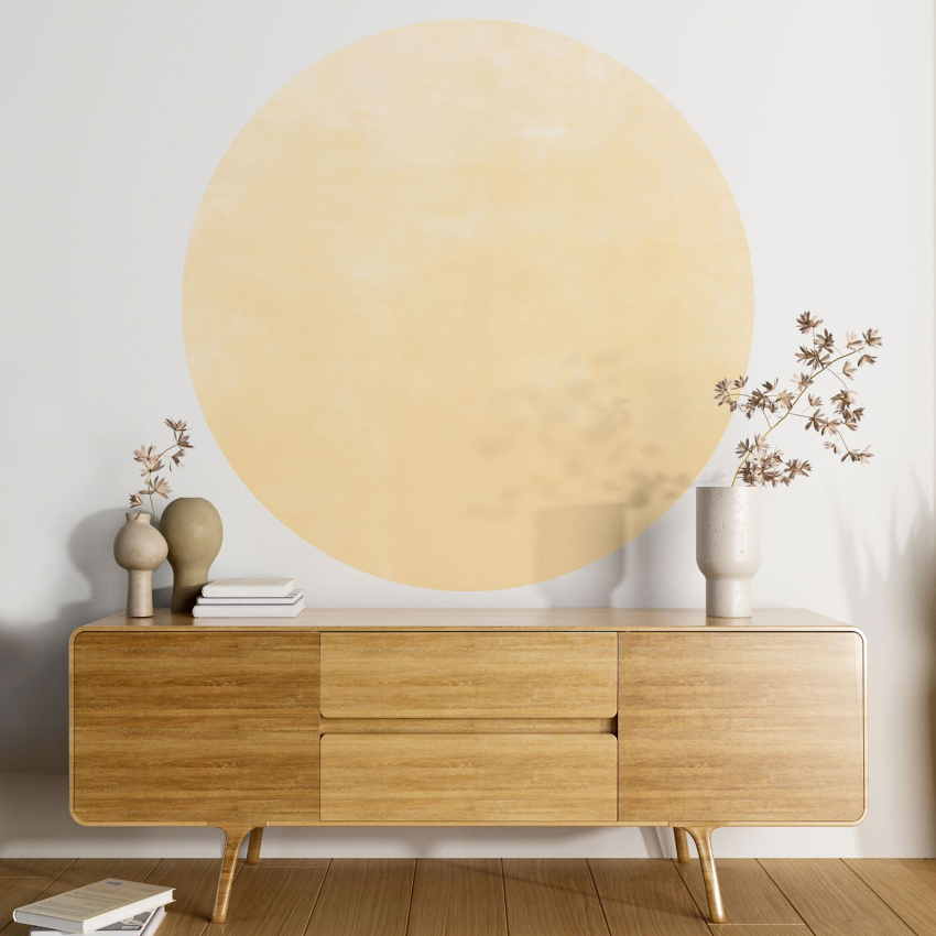 Papier peint rond / cercle - Couleur Tendance - 618