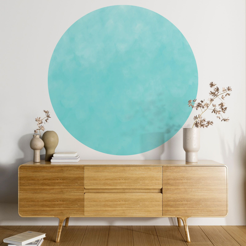 Papier peint rond / cercle - Couleur Tendance - 622