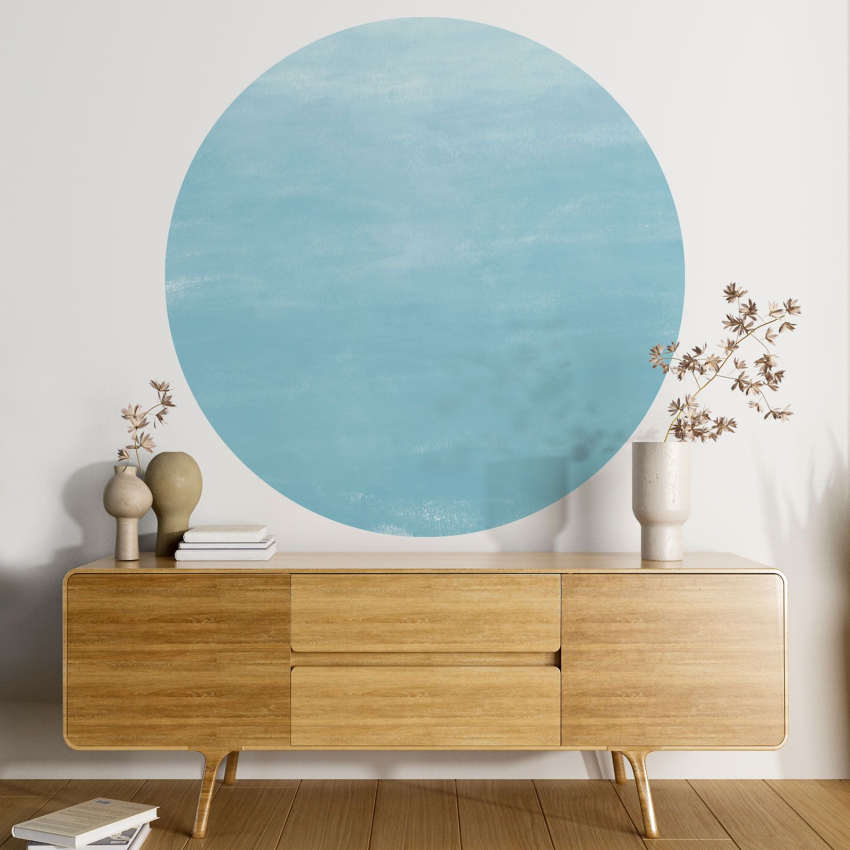 Papier peint rond / cercle - Couleur Tendance - 633