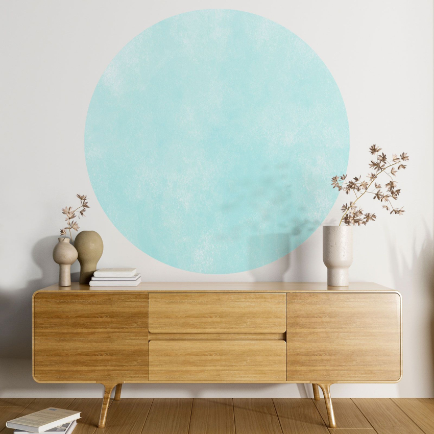 Papier peint rond / cercle - Couleur Tendance - 637