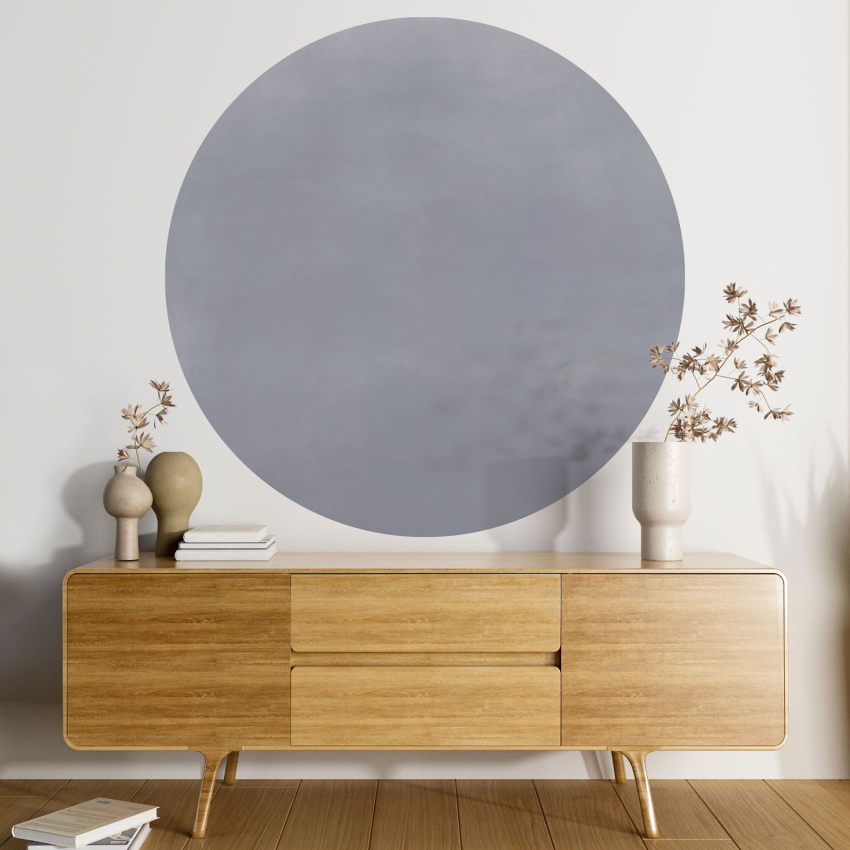 Papier peint rond / cercle - Couleur Tendance - 642