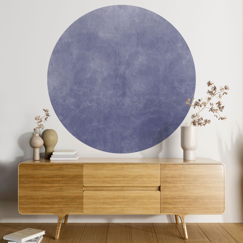 Papier peint rond / cercle - Couleur Tendance - 646
