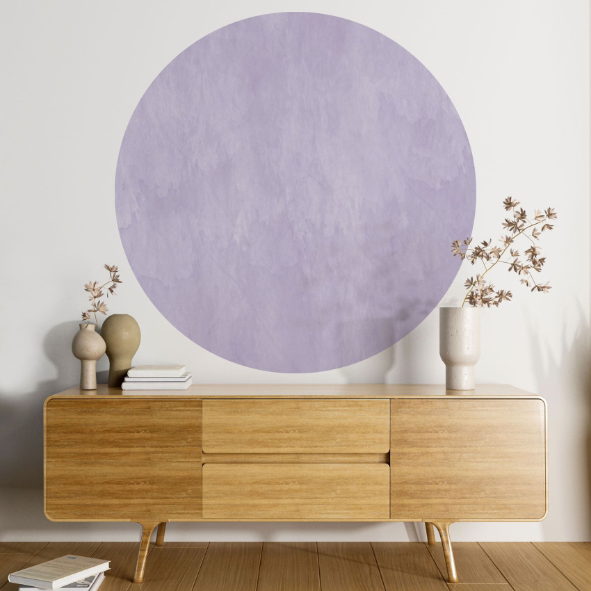 Papier peint rond / cercle - Couleur Tendance - 648