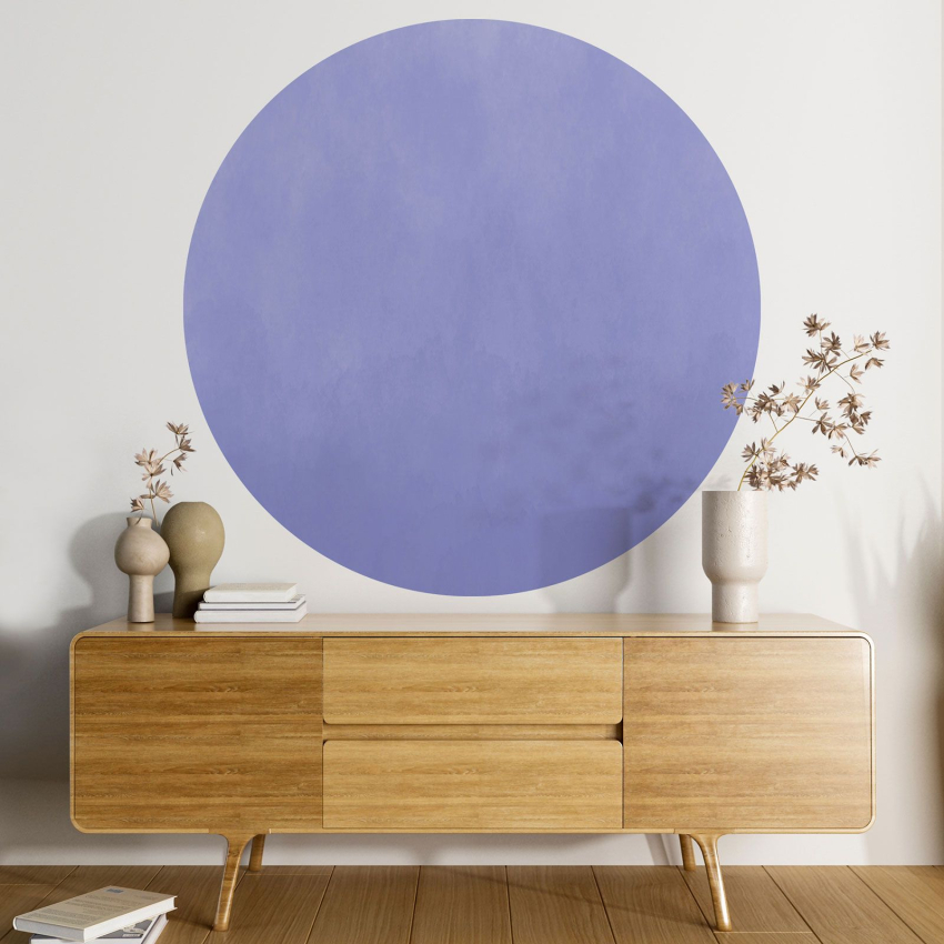 Papier peint rond / cercle - Couleur Tendance - 658