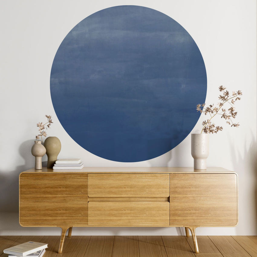 Papier peint rond / cercle - Couleur Tendance - 671