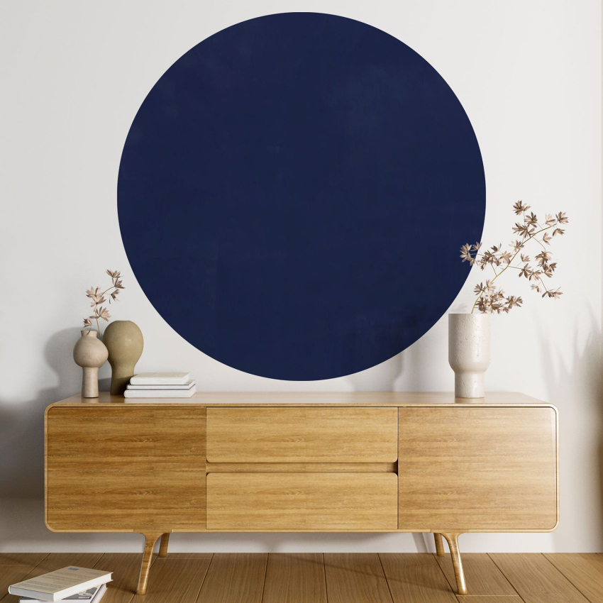Papier peint rond / cercle - Couleur Tendance - 672