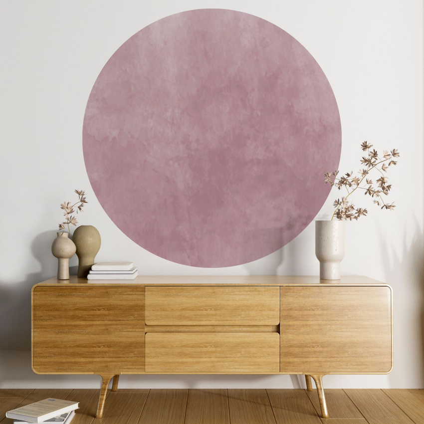 Papier peint rond / cercle - Couleur Tendance - 678