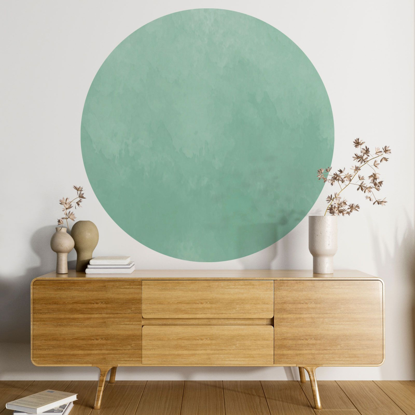 Papier peint rond / cercle - Couleur Tendance - 685