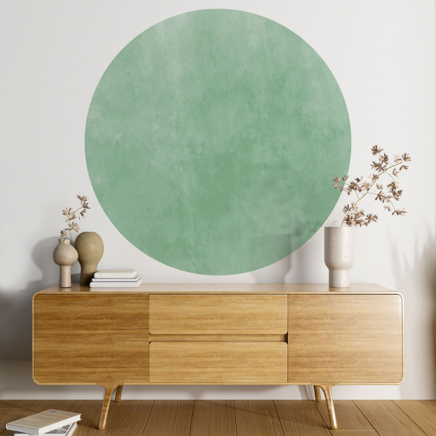 Papier peint rond / cercle - Couleur Tendance - 686